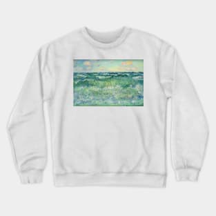 Marine, Pourville by Claude Monet Crewneck Sweatshirt